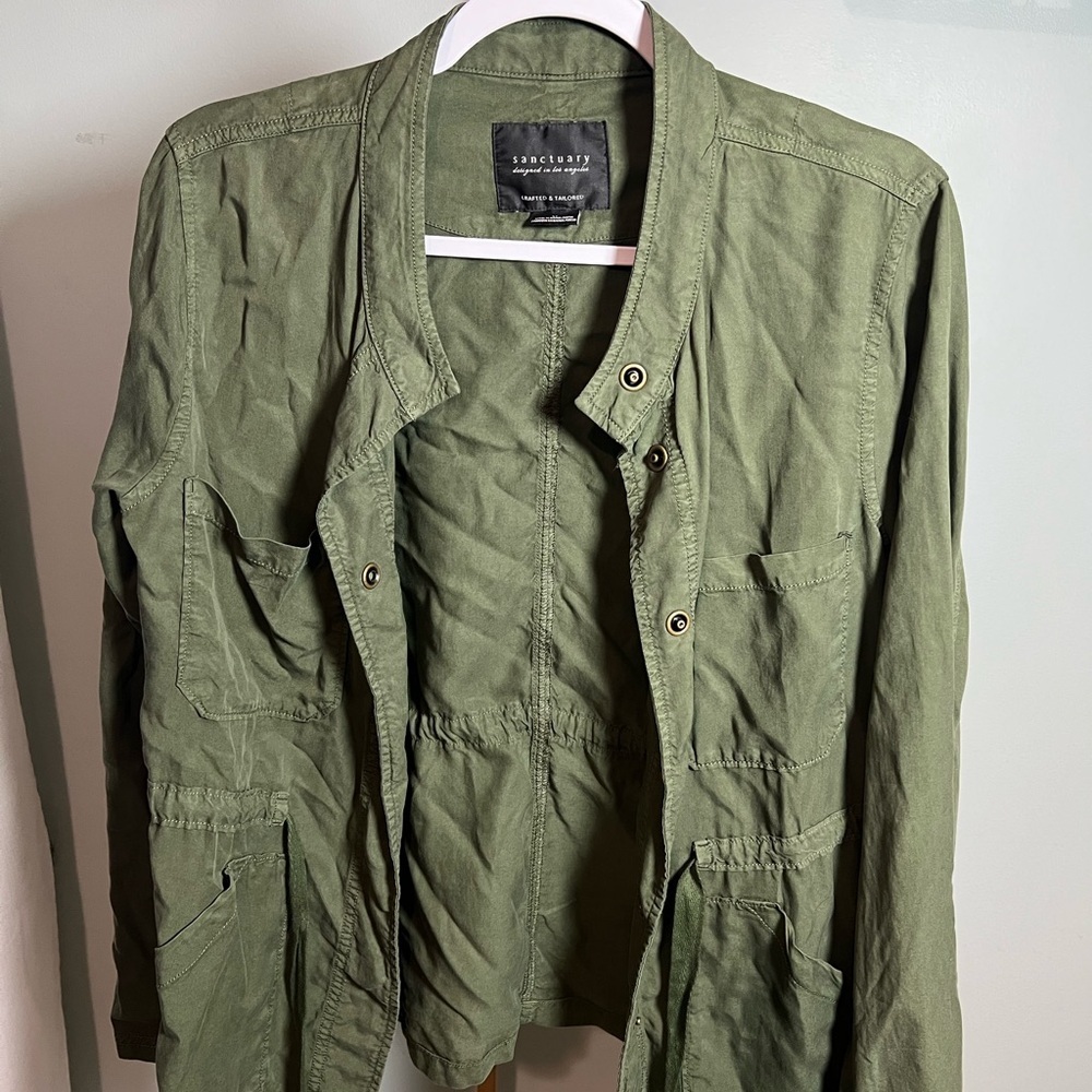 Sanctuary Green Military Field Jacket